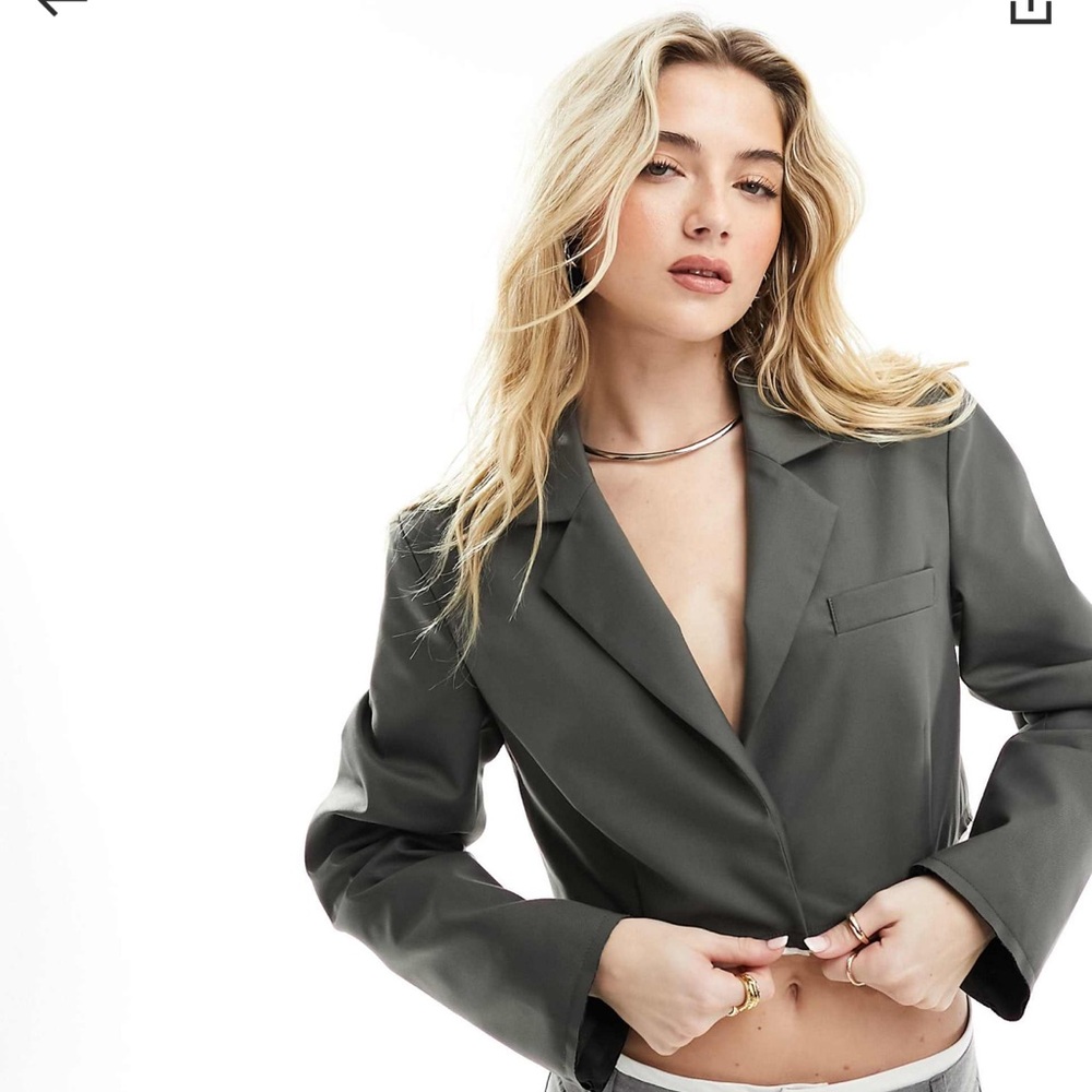 ASOS design cropped blazer